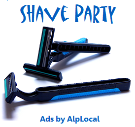 AlpLocal Shave Party Mobile Ads