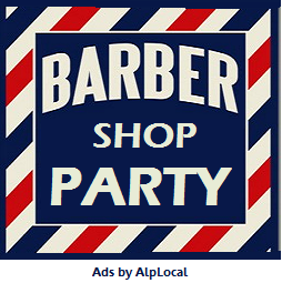 AlpLocal Barbers Party Mobile Ads